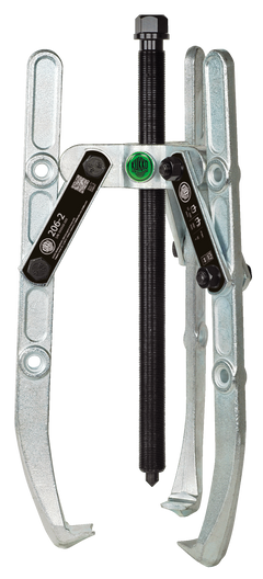 Kukko Heavy 3‑Jaw Universal Puller with Oscillating Jaws – 0–450 mm Spread, 400 mm Reach – 206‑2