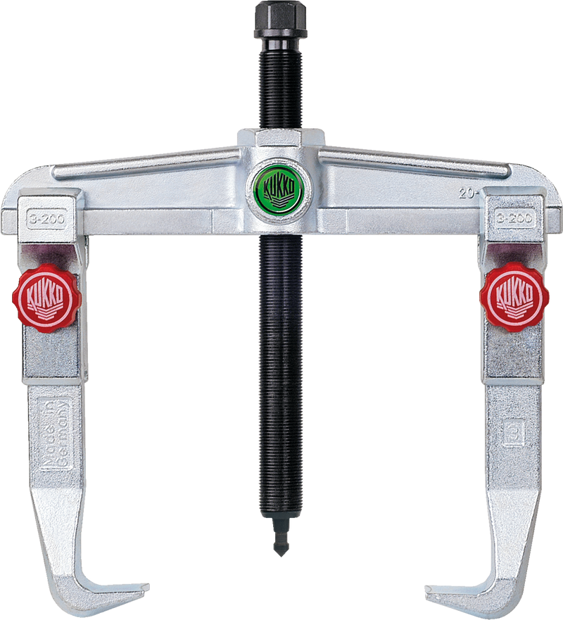 Kukko 2‑Jaw Universal Puller with Quick‑Adjust Jaws, 250 mm Spread & 210 mm Reach – 20‑3+