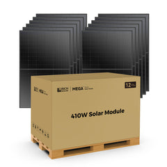 Rich Solar MEGA 410W 24V Monocrystalline Solar Panel Bundle – 8, 10 or 12 Panels