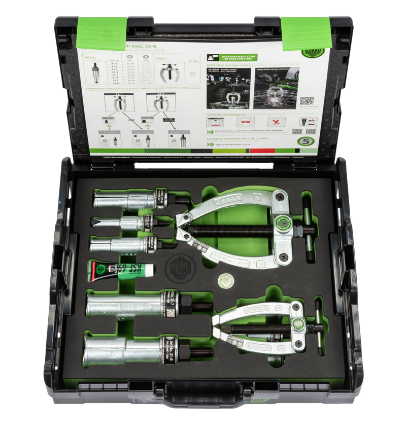 Kukko Bearing Extracting Tools Set – 25‑B