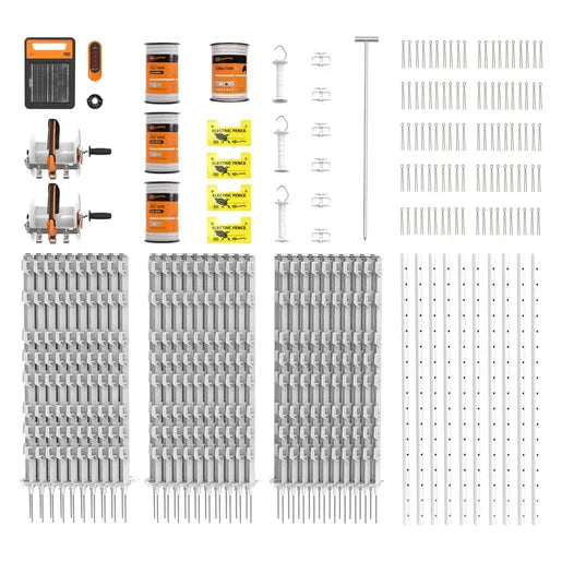 Gallagher Food Plot Fencing Kit – Complete Deer Exclusion Electric Fence System – G46711