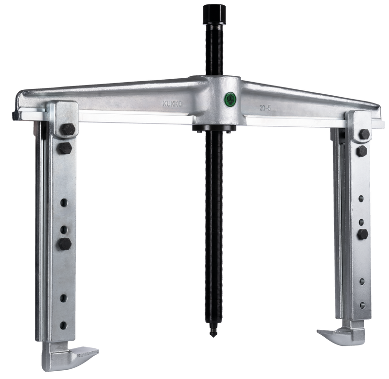 Kukko 2‑Jaw Universal Puller with Adjustable Reach 400–750 mm & 750 mm Spread – 20‑5‑AV