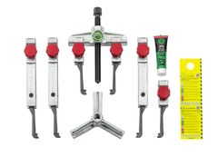 Kukko 2‑ & 3‑Jaw Universal Puller Set with Narrow Quick‑Adjust Jaws – KS‑2030‑1‑193+S