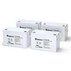 Renogy Deep Cycle AGM Battery 12V 100Ah – 4 Pack – RNG-BATT-AGM12-100x4