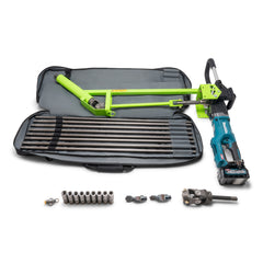 MiniTrencher SiBore Drill Battery-Powered Sideway Boring Auger with Makita 40V MAX Motor – 1-in x 24-ft Hole Boring - SB215E.MIN