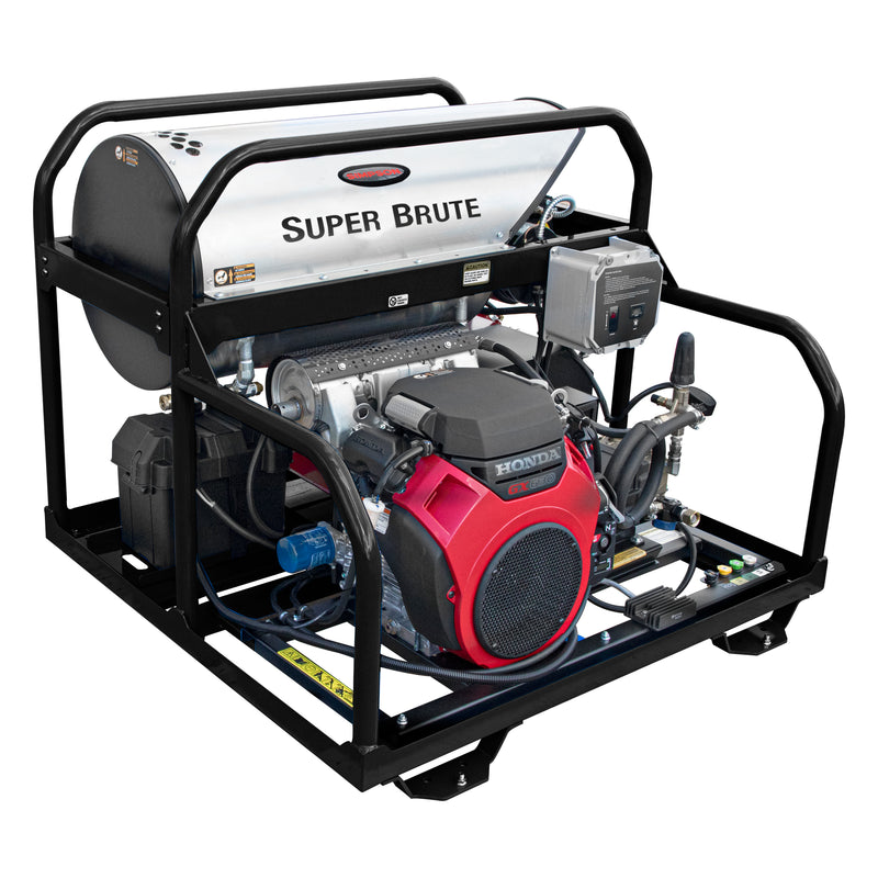 Simpson Super Brute Hot Water Pressure Washer 4000 PSI 4.0 GPM Honda GX690 Belt Drive – 65278