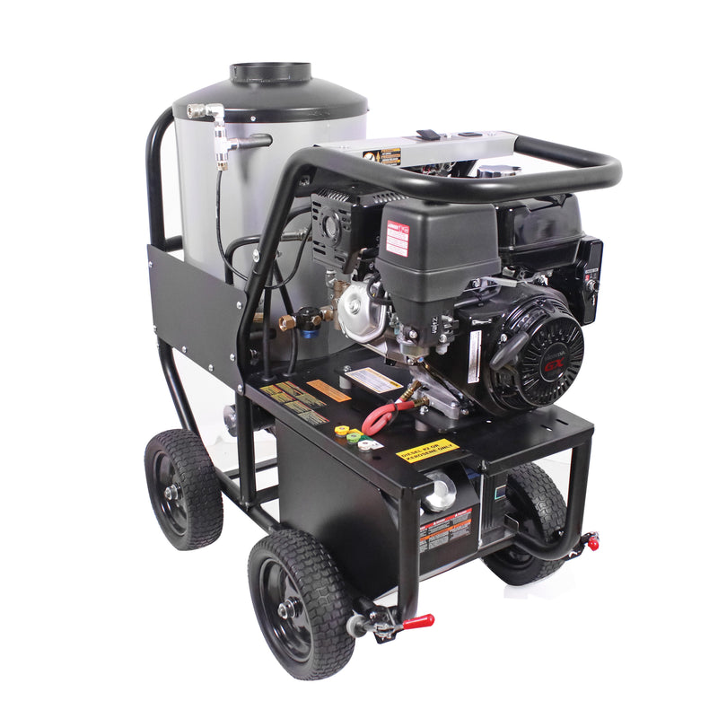 Simpson Big Brute Hot Water Pressure Washer 3500 PSI 4.0 GPM Honda GX390 Electric Start Direct Drive – 65449