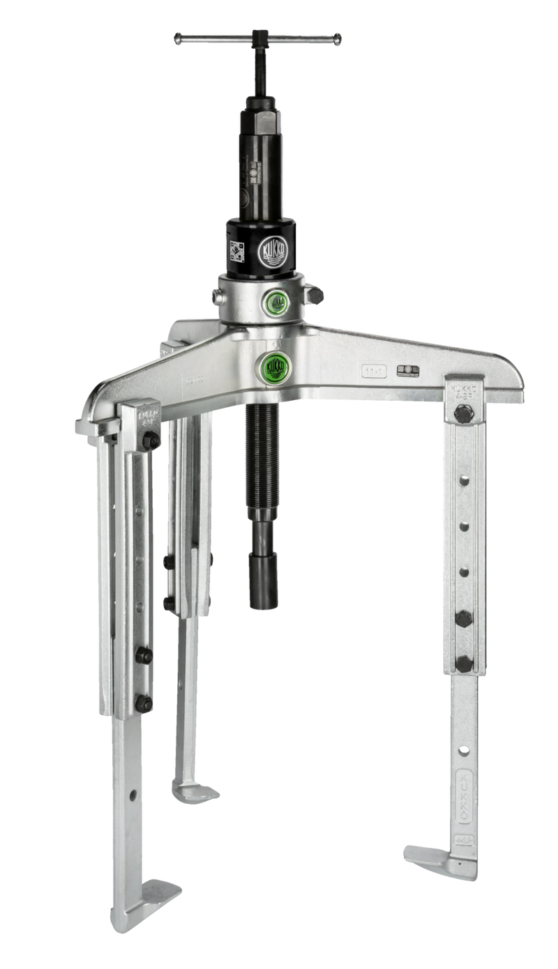 Kukko 3-Jaw Universal Puller with Adjustable Reach and Hydraulic Spindle, 520 mm Spread – 11-1-BV