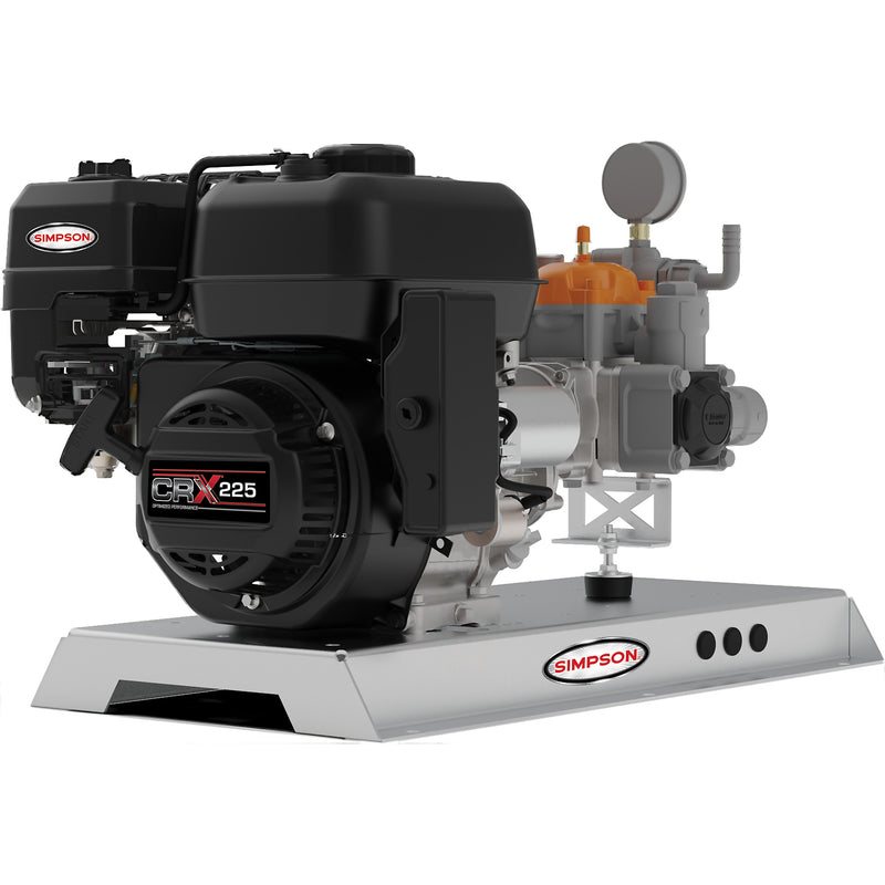 Simpson Soft Wash Skid System 300 PSI 12 GPM CRX225 ES Comet P40 - 65425