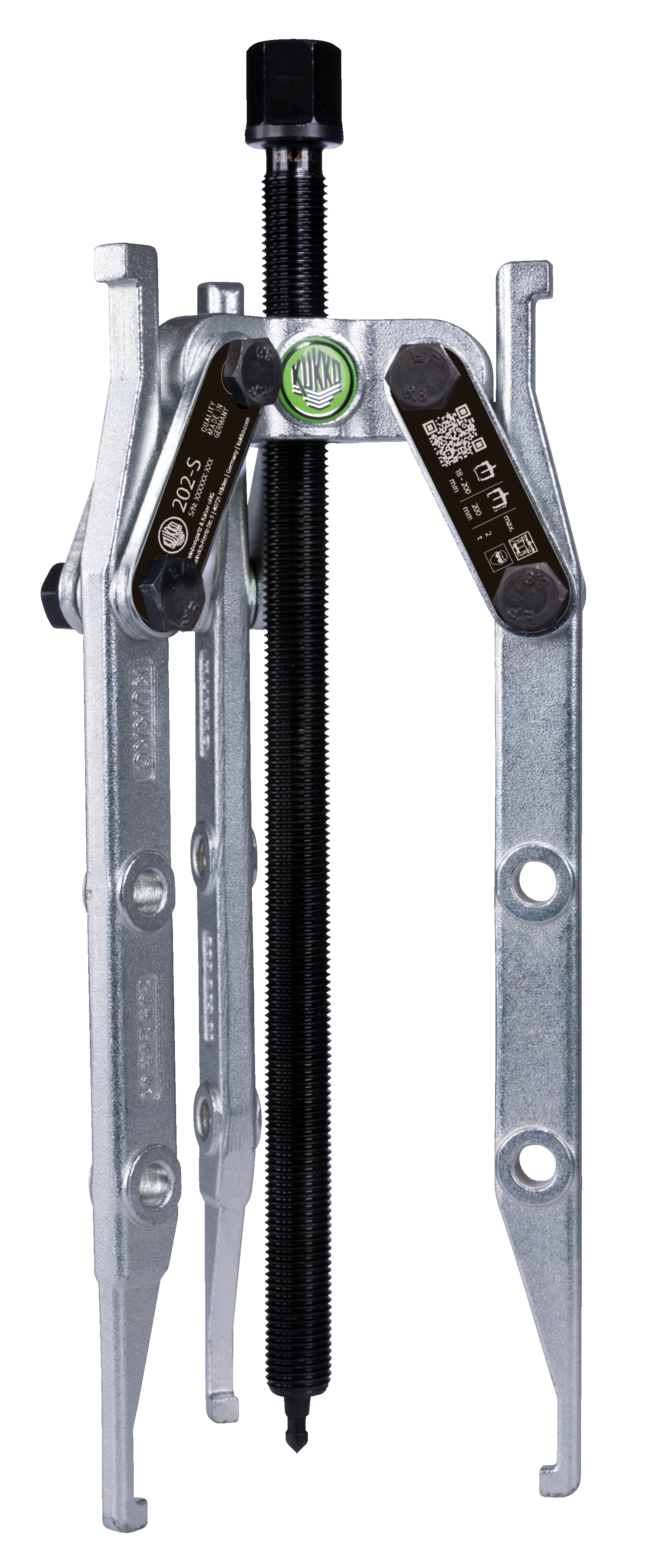 Kukko 3‑Jaw Tab Puller for Fan Wheels with Oscillating & Height‑Adjustable Jaws – 202‑S
