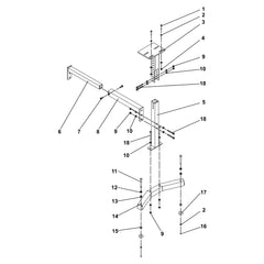 Rikon Lathe Stand Extension for 70-910, 70-920 - Model: 70-913