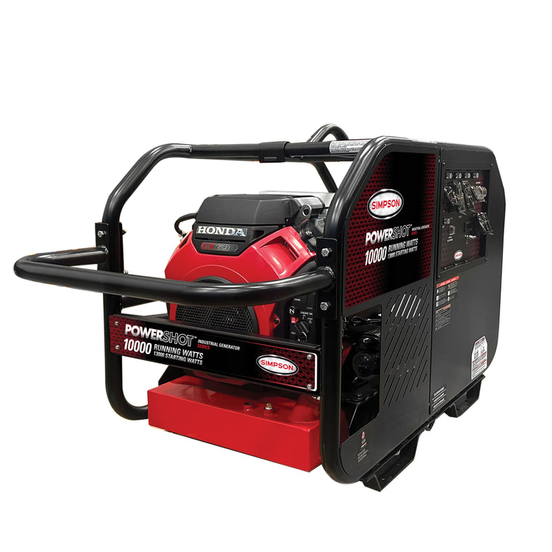 Simpson PowerShot SCGH10000E 10000 Running Watts Honda GX630 ES Generator - 70098