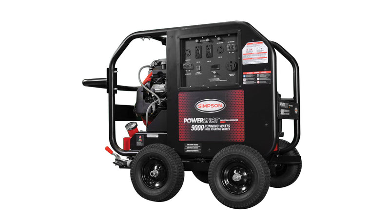 Simpson PowerShot 9000 Running Watts Industrial Portable Generator - 70111