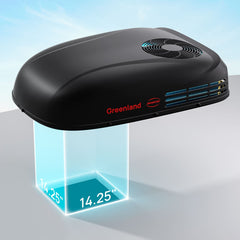 TURBRO Greenland 13,500 BTU Inverter RV Air Conditioner with Heat Pump - 707-RVAC-GL14V