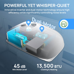 TURBRO Greenland 13,500 BTU Inverter RV Air Conditioner with Heat Pump - 707-RVAC-GL14V