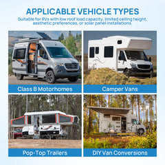 TURBRO Lapland LL10V 10,000 BTU Under-Bench RV Air Conditioner with Heat Pump - 707-RVAC-LL10V-GY