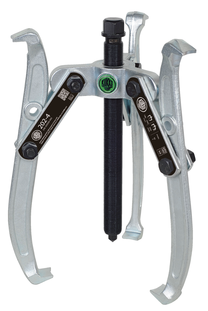 Kukko 3‑Jaw Tab Puller with Oscillating & Reversible Jaws, 400 mm Spread & 320 mm Reach – 202‑4