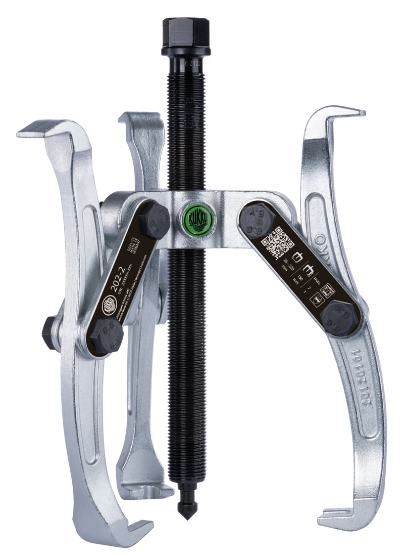 Kukko Adjustable Fork/Jaw Puller for Coil Springs & Thin Flanges – 202‑2