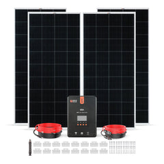 Rich Solar 800W 12V Solar Kit with 4×200W Panels and 60A MPPT Controller - RS-K8004