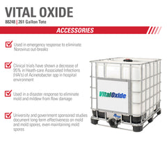 Vital Oxide Hospital-Grade Disinfectant, 261 Gallon Tote - 82248