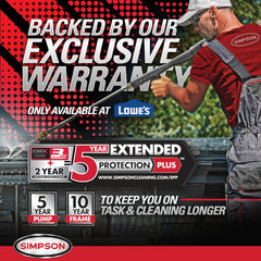Simpson Pro Series 4400 PSI 4.0 GPM Gas Pressure Washer with CRX 420 Engine & AAA Triplex Pump - PS61350