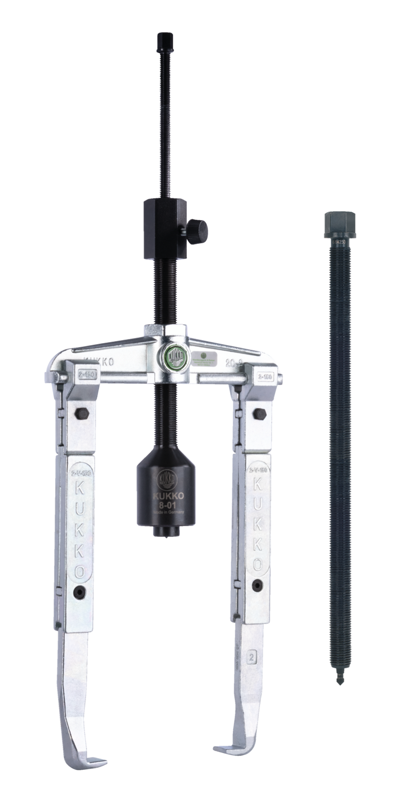 Kukko 2‑Jaw Universal Puller with Extended Narrow Jaws, 160 mm Spread & 300 mm Reach – 20‑2‑3 B