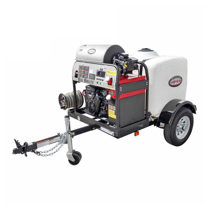 Simpson Mobile Trailer Series 4000 PSI Gas Pressure Washer Trailer - Vanguard V-Twin Engine TRSC4040332E