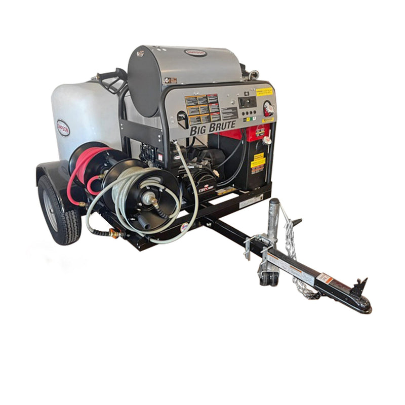 Simpson Mobile Trailer Series 4000 PSI Hot Water Gas Pressure Washer Trailer - CRX420 Engine TRSC4040132E