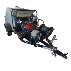 Simpson Mobile Trailer Series 3500 PSI Hot Water Gas Pressure Washer Trailer - Honda GX690 Engine TRS23555251E
