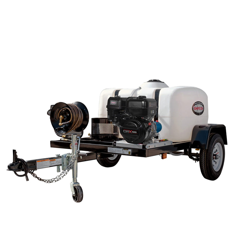 Simpson Mobile Trailer Series 4200 PSI Gas Pressure Washer Trailer - CRX420 Engine TRSB4240162