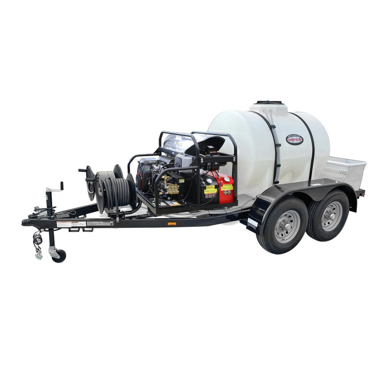 Simpson Mobile Trailer Series 3500 PSI Hot Water Gas Pressure Washer Trailer - Honda GX680 Engine TRS33555131E