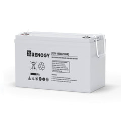 Renogy Deep Cycle AGM Battery 12V 100Ah – Single Unit – RNG-BATT-AGM12-100