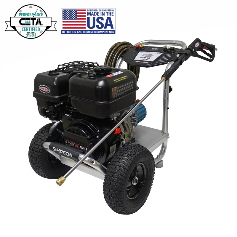 Simpson PowerShot Aluminum 4400 PSI Gas Pressure Washer - CRX420 Engine ALH4440