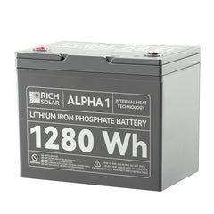 Rich Solar Alpha-1 12V 100Ah LiFePO₄ Battery – RS-B121S
