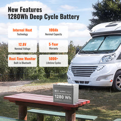 Rich Solar Alpha-1 12V 100Ah LiFePO₄ Battery – RS-B121S