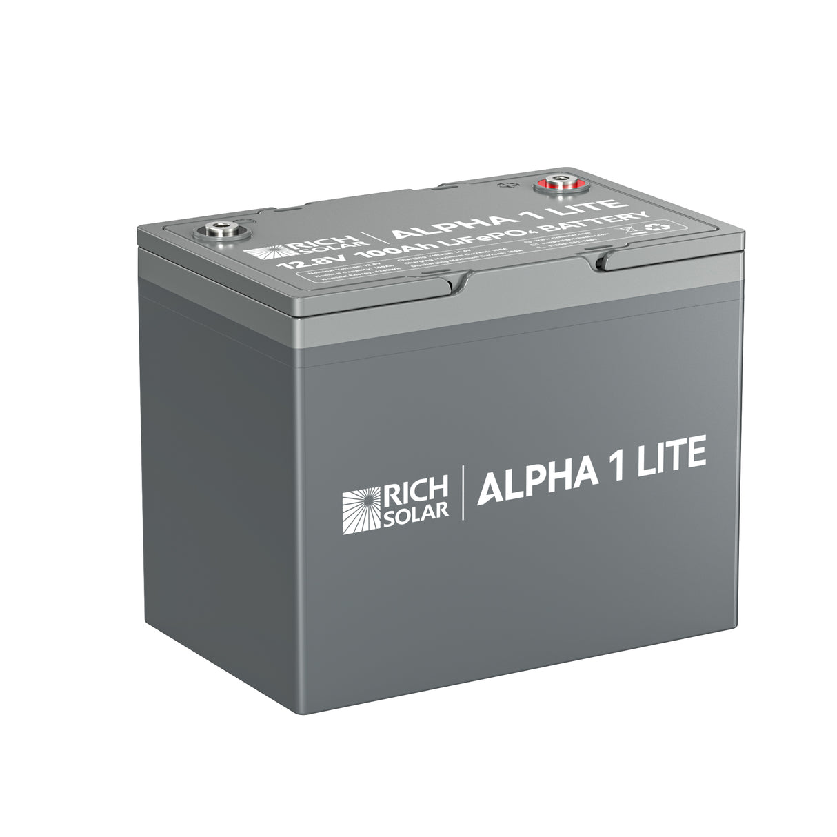 Rich Solar Alpha-1 Lite 12V 100Ah LiFePO₄ Battery – RS-B12100