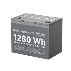 Rich Solar Alpha-1 Lite 12V 100Ah LiFePO₄ Battery – RS-B12100