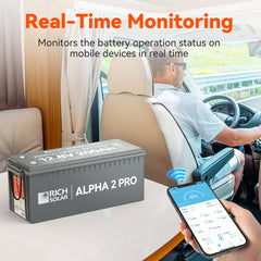 Rich Solar Alpha-2 Pro 12V 200Ah LiFePO₄ Battery – RS-B122SP
