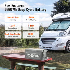 Rich Solar Alpha-4 24V 100Ah LiFePO₄ Battery – RS-B241S