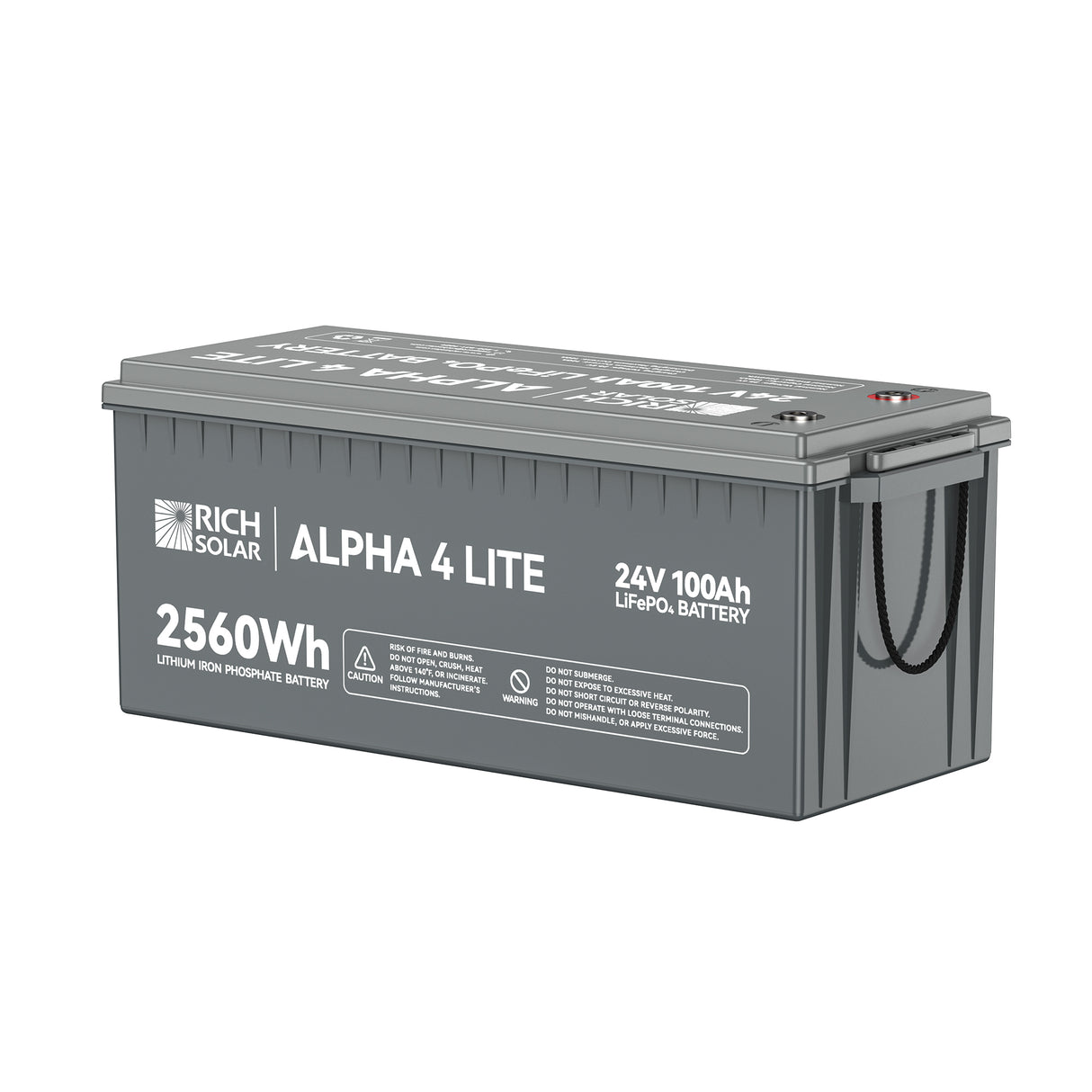Rich Solar Alpha-4 Lite 24V 100Ah LiFePO₄ Battery – RS-B24100