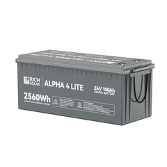 Rich Solar Alpha-4 Lite 24V 100Ah LiFePO₄ Battery – RS-B24100