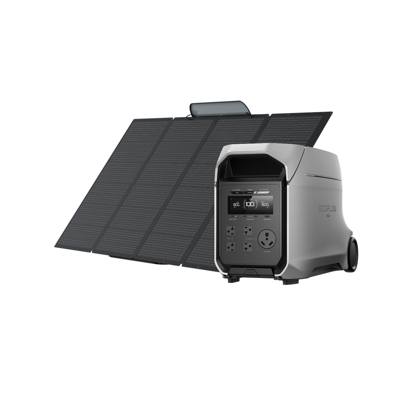 EcoFlow DELTA 3 Ultra Plus Portable Power Station with 400W Solar Panel – D3UP-400W