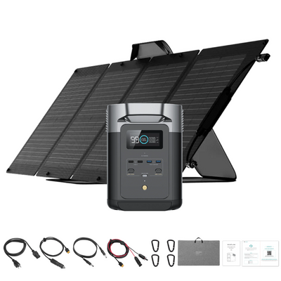 EcoFlow DELTA 2 + 110W Portable Solar Panel - DELTA2-110W
