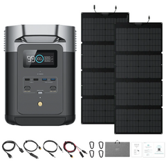 EcoFlow DELTA 2 + 160W Portable Solar Panels - DELTA2-160W