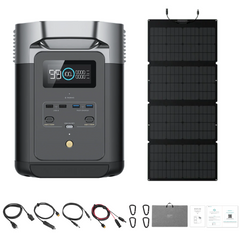 EcoFlow DELTA 2 + 160W Portable Solar Panels - DELTA2-160W