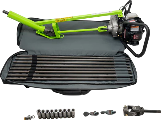 MiniTrencher SiBore Drill – Gas-Powered Sideway Boring Auger with Honda GX35 Engine - SB215.MIN