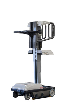 Bravi Platforms Sprint Order Picker, Driveable, 1 Man, 11-Ft. Platform Height, 45 Ah x4 Batteries - GPE211006