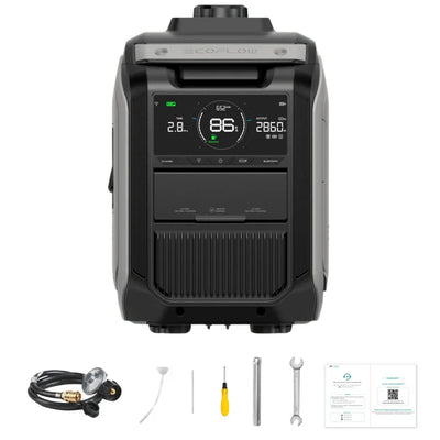 EcoFlow Smart Generator 3000, Dual Fuel, Inverter Backup Power, 3000W Peak EFSG3000-US-EPA