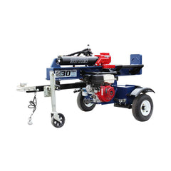 Iron & Oak 30-Ton Log Splitter with Torsion Axle, Honda GX270 - BHVH3018GXT
