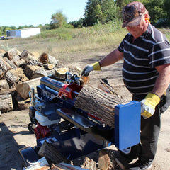 Iron & Oak 30-Ton Log Splitter with Torsion Axle, Honda GX270 - BHVH3018GXT